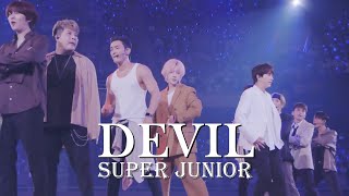 SUPER JUNIOR DEVIL 九人版小恶魔 KOREAN VER [upl. by Milzie]