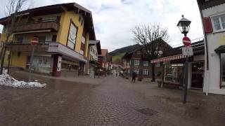 STREET VIEW Oberstaufen im Allgäu in GERMANY [upl. by Ayerhs]