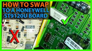 How To Install the Honeywell ST9120U Furnace Control Board [upl. by Laehcym506]