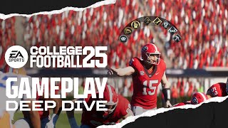 College Football 25  Gameplay Deep Dive [upl. by Ahsenauq]