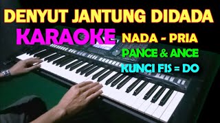 YANG PERTAMA KALI  KARAOKE Nada Pria  PANCE F PONDAAG [upl. by Ambrosio]