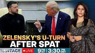 Russia Ukraine War LIVE After Trump Clash Zelenskys Uturn  Vantage with Palki Sharma  N18G [upl. by Fulviah528]