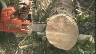 Safe Chainsaw Use  Kickback Preview [upl. by Deming]