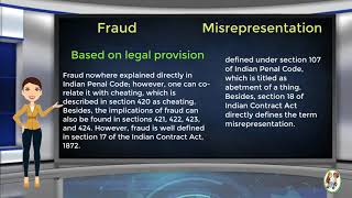 What is Difference Between Fraud amp Misrepresentation [upl. by Gypsie975]