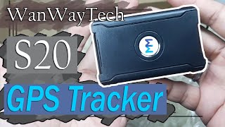 S20 Wanway GPS Tracker  Long battery life  shanghai wanway tech co ltd [upl. by Kanal327]