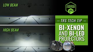 TRS TECH TIPS What Are BiXenon and BiLED Projectors amp How Do They work [upl. by Rexer160]