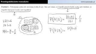 Prawdopodobienstwo warunkowe  omówienie zagadnienia i przykłady [upl. by Aniehs]