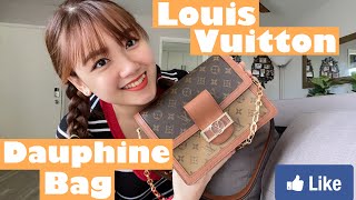 Review Louis Vuitton Dauphine Bag [upl. by Ahsiruam]