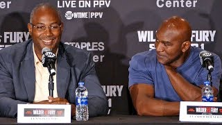 LEGENDS LIVE Lennox Lewis  Evander Holyfield  Michael Spinks amp More  Wilder vs Fury [upl. by Gnous338]