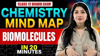 Class 12 Chemistry  Mind Maps Biomolecules  One Shot By Ayushi Ma’am  Boards 2025 [upl. by Haidabo]