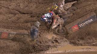 450SX Main Event highlights  San Diego [upl. by Aihsenyt583]