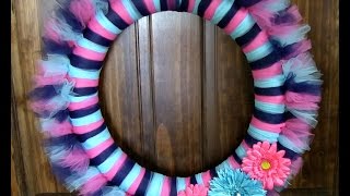 How to make a Tulle Wreath [upl. by Enella]