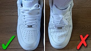 How To Prevent Creases in Air Force 1s BEST WAY [upl. by Nav]