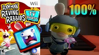 Rayman Raving Rabbids TV Party 22 100 Wii Longplay [upl. by Ynoble525]