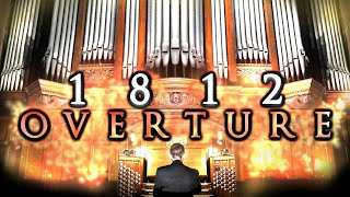 1812 OVERTURE  TCHAIKOVSKY  PIPE ORGAN  CANNONS amp BELLS  ORGANIST JONATHAN SCOTT [upl. by Sivolc]