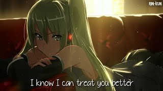 ♪ Nightcore → Treat You Better Female Version 【Lyrics】 [upl. by Caresse]