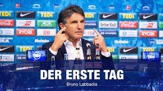 Der erste Tag von Bruno Labbadia  Cheftrainer  Hertha BSC [upl. by Anitnelav]