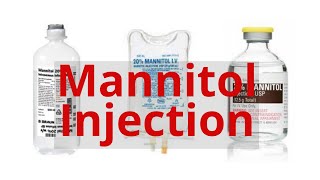 MANNITOL SOLUTION  IV Pharmaceutical Concept 2022  PC 2025 [upl. by Herta552]