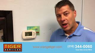 How to change Honeywell thermostat batteries [upl. by Thomajan]