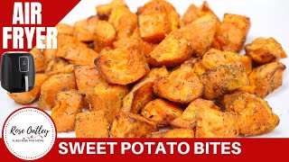 Air Fryer Sweet Potato Bites  Air Fryer Sweet Potatoes [upl. by Oiceladni]