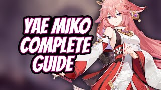 Yae Miko DPS amp Sub DPS Build amp Guide  Genshin Impact [upl. by Arded]