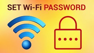 How to set Wifi Password [upl. by Aerdnod]