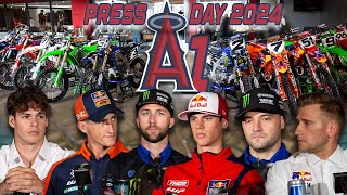 2024 Anaheim Supercross 🏆 Press Day  Cycle News [upl. by Faun649]