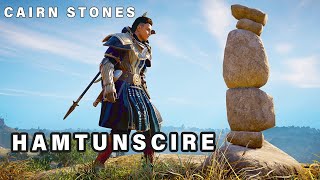 How to do stack CAIRN stones at Heald Tor in HAMTUNSCIRE ► Assassins Creed Valhalla [upl. by Toscano]