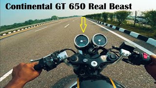 Continental GT 650 Top Speed [upl. by Kale329]