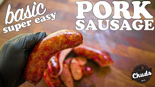 Pork Sausage for Beginners  Chuds BBQ [upl. by Ahtiekahs]