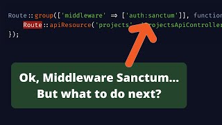 Example of Laravel Sanctum with API Tokens [upl. by Anatolio85]