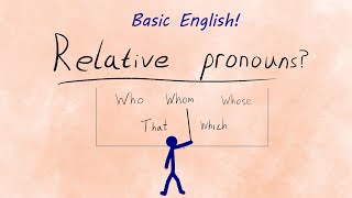 Relative Pronouns  Learn Basic English [upl. by Jaeger]