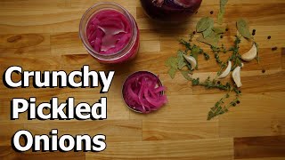 Simple Pickled Red Onion Recipe Perfect for Tacos Burgers and More [upl. by Ydnerb274]