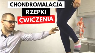 CHONDROMALACJA RZEPKI uszkodzenie chrząstki stawowej  TOP 3 Ćwiczenia [upl. by Willetta]