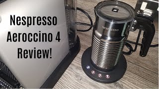 Nespresso Aeroccino 4 Milk Frother Review  Worth upgrading from the Aeroccino 3 [upl. by Leilah]