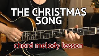 THE CHRISTMAS SONG  Guitar Tutorial Chord Meldoy  Chestnuts Roasting On An Open Fire [upl. by Lynne381]