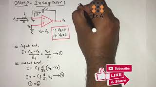 35 OPAMP as integrator  EC Academy [upl. by Ayekat]