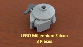 How To Build A LEGO Star Wars Mini Millennium Falcon 8 Pieces [upl. by Siver]