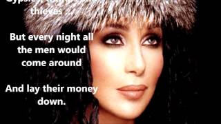 Gypsies Tramps and Thieves CHER with lyrics [upl. by Leiru]