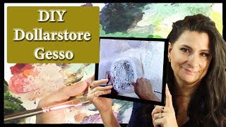 Diy Dollarstore Gesso [upl. by Munafo747]