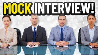 MOCK INTERVIEW QUESTIONS amp ANSWERS 10 Common Interview Questions and SAMPLE ANSWERS [upl. by Lehcim948]