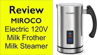 Review Miroco Milk Frother  How to make froth milk at home [upl. by Ilyah]