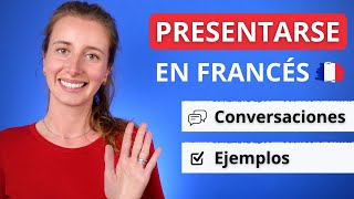 Cómo Presentarse En Francés 🇫🇷 Conversaciones Básicas Ejemplos [upl. by Campball]