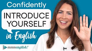 Tell me about yourself Introduce yourself in English with EASE [upl. by Enillebyam930]