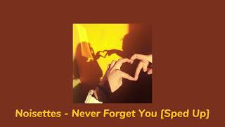 Noisettes  Never Forget You Sped Up [upl. by Yehc]