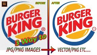 3 Way to Convert JPG to Vector  Auto Image Trace  Adobe Illustrator [upl. by Hufnagel594]