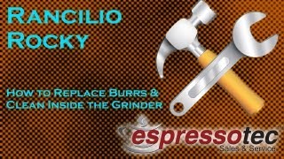 Rancilio Rocky  How to Replace Burrs amp Clean Inside the Grinder [upl. by Sylas]