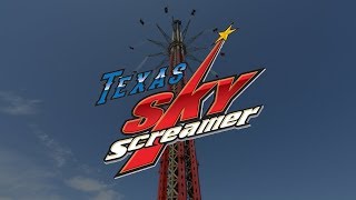 Official Texas SkyScreamer POV  Six Flags Over Texas [upl. by Egin]