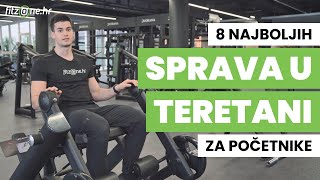 NAJBOLJE SPRAVE za početnike u teretani i kako ih koristiti [upl. by Trinia]