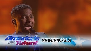 Johnny Manuel Singer Stuns Audiences With An Original Song  Americas Got Talent 2017 [upl. by Hagep441]